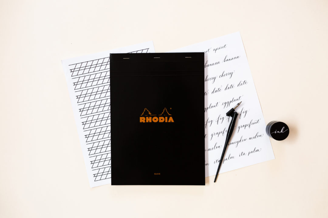A4 Rhodia Calligraphy Paper Pad, Modern Calligraphy Paper 